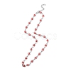 Evil Eye Plastic Link Chain Necklace NJEW-H169-03P-03-1