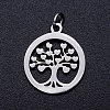304 Stainless Steel Pendants LS-STAS-T046-JA350-1A-P-1