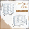 2Pcs 2 Styles Desktop Plastic Storage Box ODIS-GO0001-27-2