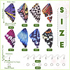 DIY Butterfly Wing Earring Making Kit DIY-TA0006-45-4
