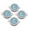 Alloy Enamel Links Connectors ENAM-TAC0003-01S-06L-2