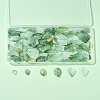 120Pcs 6 Styles Dyed & Heated Glass Pendants GLAA-FS0002-24-9
