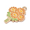 Alloy Enamel Pendants ENAM-I089-02G-03-2