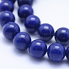 Natural Lapis Lazuli Beads Strands G-P342-01-8mm-A-3