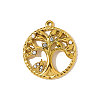 304 Stainless Steel Rhinestone Pendants STAS-OY009-92G-3