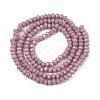Opaque Solid Color Imitation Jade Glass Beads Strands EGLA-A044-P1mm-D13-2