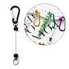 5Pcs 5 Colors Aluminum Climbing Carabiners AJEW-YW0001-21-2