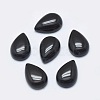 Natural Black Agate Cabochons G-P384-N05-1