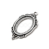 Vintage Tibetan Style Alloy Pendant Cabochon Bezel Open Back Settings TIBEP-O006-35AS-3