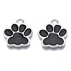 Alloy Enamel Pendants ENAM-T016-22P-C-RS-2