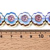 Electroplated Transparent Glass Beads Strands GL-CBA98F0-05E-4
