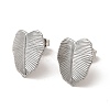 Non-Tarnish 304 Stainless Steel Stud Earrings for Women LS-EJEW-I281-37P-1