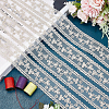 Polyester Hollow Embroidered Lace Trim OCOR-WH0079-13A-4