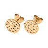 304 Stainless Steel Stud Earring Findings STAS-P434-06C-G-1