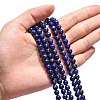 Natural Lapis Lazuli Beads Strands G-G423-6mm-AB-4