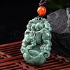 Natural Jadeite Pendant Necklaces G-H306-05-02-1