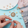 18pcs 3 Colors Brass Ear Nuts KK-PH0011-68-3