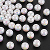 Opaque Acrylic Beads MACR-S370-D8mm-01-1