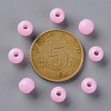 Opaque Acrylic Beads X-MACR-S370-C6mm-A01-3