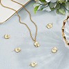 6Pcs Brass Micro Pave Clear Cubic Zirconia Charms KK-BBC0020-62-3