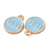 Alloy Enamel Charms ENAM-C028-01G-02-2