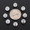 Transparent Crackle Acrylic Beads X-MACR-S373-66-L06-4