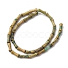 Natural Verdite Stone Beads Strands G-L624-G08-12x5mm-3