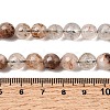 Natural Black Gold Rutilated Quartz Beads Strands G-D359-A02-8mm-5