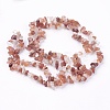 Natural Carnelian Stone Bead Strands X-G-R192-10-2