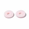 Flat Round Handmade Polymer Clay Beads CLAY-R067-10mm-27-6