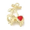 Alloy Rhinestone Pandants ENAM-B025-03G-04-1