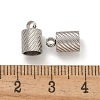 Tarnish Resistant 304 Stainless Steel Cord Ends STAS-Z084-07P-01B-3