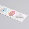 Self-Adhesive Kraft Paper Gift Tag Stickers DIY-G013-A17-4