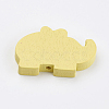 Natural Wood Printed Beads WOOD-Q030-32-3