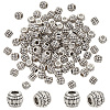 PandaHall Elite 100Pcs Tibetan Silver Beads FIND-PH0020-01-1