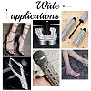 4 Rolls 4 Style Glass Self Adhesive Hotfix Rhinestone Ribbon Trimming DIY-PH0013-85-5