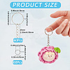 60Pcs Iron Split Key Rings DIY-SP0004-17P-2