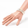 3Pcs 3 Styles Natural Cultured Freshwater Pearl Stretch Beaded Bracelets Sets BJEW-JB06266-11