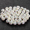 Pave Disco Ball Beads RB-Q195-A6mm-AB-1