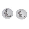 Non-Tarnish 304 Stainless Steel Charms STAS-T059-26P-L-2