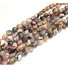 Natural Pink Opal Beads Strands G-L493-13A-4