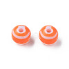 Opaque Striped Acrylic Beads MACR-S373-27A-04-2