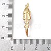 Brass Enamel Pendants KK-L255-03G-A02-3