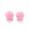 Opaque Acrylic Beads MACR-S370-C8mm-A01-2