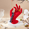 Resin Mannequin Hand Jewelry Display Holder Stands RDIS-WH0009-015B-5