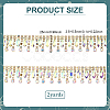 2Yards Iron & Glass Beaded Trim Garland Strand OCOR-ME0001-70-2