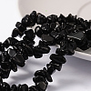Natural Obsidian Beads Strands X-F005-1