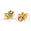 Gingerbread Man Handmade Lampwork Beads LAMP-G150-04D-2