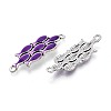 Alloy Enamel Connector Charms TIBE-N016-09AS-03-2