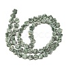 Natural Green Spot Jasper Beads Strands G-B138-C24-01-3